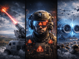 From Swarms to Sound Waves: The New Face of Modern Warfare AI generated image