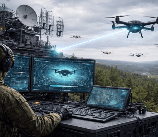 מדוע בינה מלאכותית לבדה אינה מספיקה כדי להרחיק רחפנים מהשמיים AI generated image