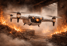 How Fireproof Drones Could Transform Crisis Response AI generated image