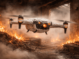 How Fireproof Drones Could Transform Crisis Response AI generated image