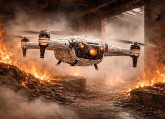How Fireproof Drones Could Transform Crisis Response AI generated image
