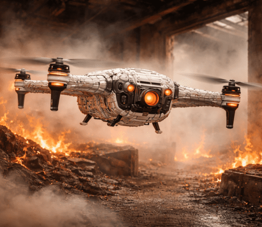 How Fireproof Drones Could Transform Crisis Response AI generated image