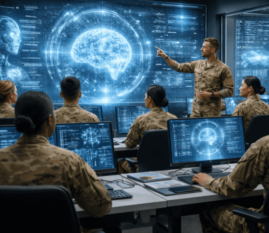 בינה מלאכותית כבר לא רק כלי עזר, אלא הופכת למקצוע צבאי AI generated image