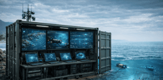 העתיד של לוחמת המוקשים התת-ימיים: שליטה מרחוק ולא מהים AI generated image