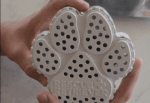 A Silent Signal Designed to Save Pets in Smoke-Filled Buildings Image from Rescue Retriever on YouTube