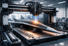 The Hypersonic Vehicle Built Almost Entirely by Printer AI generated image