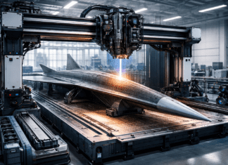 The Hypersonic Vehicle Built Almost Entirely by Printer AI generated image