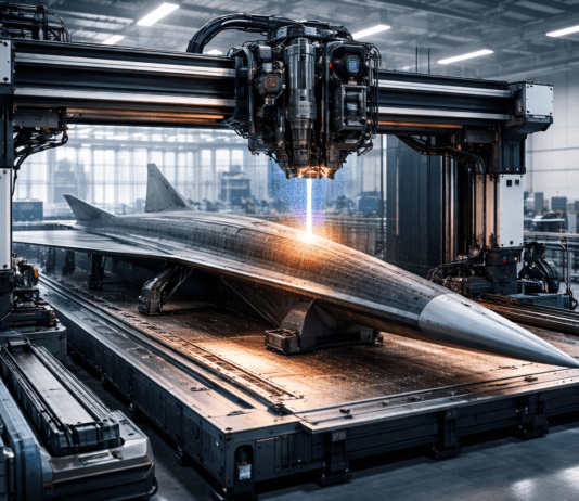 The Hypersonic Vehicle Built Almost Entirely by Printer AI generated image