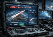 The Tech Keeping Military Aircraft One Step Ahead of Missiles AI generated image