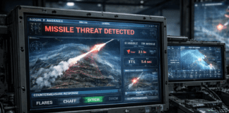 The Tech Keeping Military Aircraft One Step Ahead of Missiles AI generated image