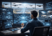 How Small Drones Are Learning to Strike Together AI generated image