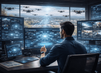 How Small Drones Are Learning to Strike Together AI generated image