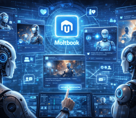 The Security Risks Behind the Internet’s First Social Network for AI Agents AI generated image