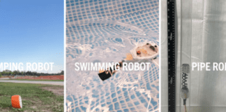 פתרון פיזיקלי אחד למגוון אופני תנועה רובוטיים Image from Clemson Engineering, Computing and Applied Sciences on YouTube