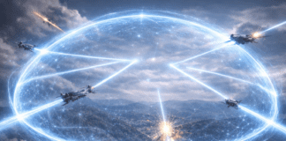 A 360° Shield in the Sky: New System Targets Drones, Jets, and Missiles AI generated image