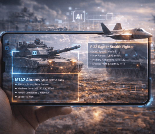Snap, Scan, Know: AI Identifies Military Gear in Seconds AI generated image