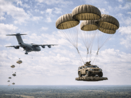 Dropping Armor From the Sky: A New Airborne Capability AI generated image