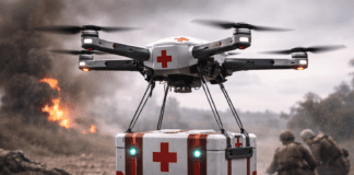 When Drones Become Lifesavers, Not Weapons AI generated image