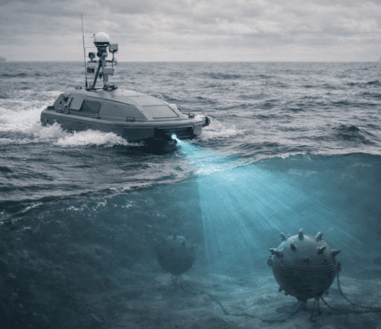 Clearing Naval Mines Without Putting Sailors at Risk AI generated image