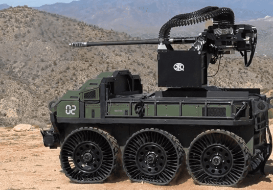 The Robot That Carries Gear—and Watches for Threats Image from HDT Global on YouTube