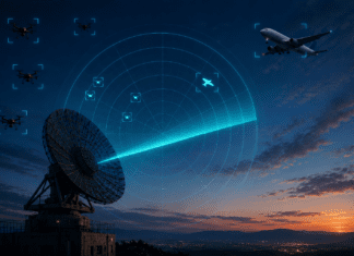 A Next-Gen Radar Built for Both Drones and Aircraft AI generated image