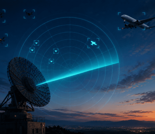 A Next-Gen Radar Built for Both Drones and Aircraft AI generated image