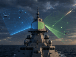 A New Naval Radar Can Split Itself Into Multiple Missions at Once AI generated image
