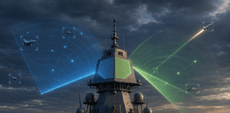 A New Naval Radar Can Split Itself Into Multiple Missions at Once AI generated image