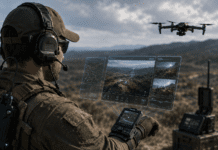 Drone Operators Can Now Carry Their Entire Control Station on Their Vest AI generated image