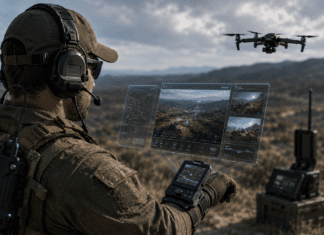 Drone Operators Can Now Carry Their Entire Control Station on Their Vest AI generated image