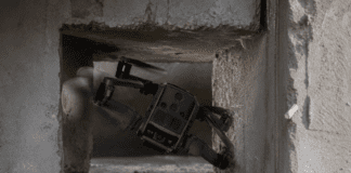 A Drone That Can Tilt, Twist, and Slip Through Tiny Openings on Its Own AI generated image