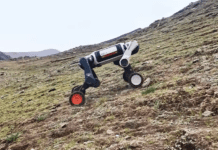 כלב הרובוט הזה חוצה נהרות, מטפס על הרים ומתמודד עם קור קיצוני Image from DEEP Robotics on YouTube