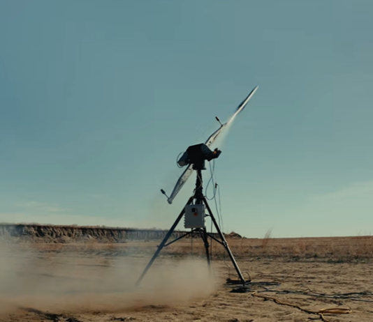 A Missile No Heavier Than a Laptop Takes Aim at Drone Threats Image from North Vector Dynamics on YouTube