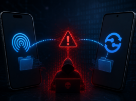 Billions of Phones Could Be Exposed to Nearby Attacks Through AirDrop and Quick Share AI generated image