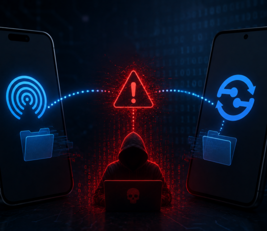 Billions of Phones Could Be Exposed to Nearby Attacks Through AirDrop and Quick Share AI generated image