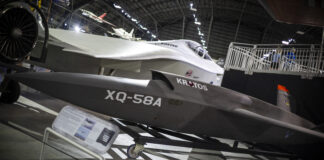 This Runway-Free Combat Drone Just Flew Alongside F-35s Image by Wikimedia (Creative Commons)