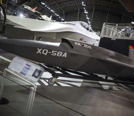 This Runway-Free Combat Drone Just Flew Alongside F-35s Image by Wikimedia (Creative Commons)