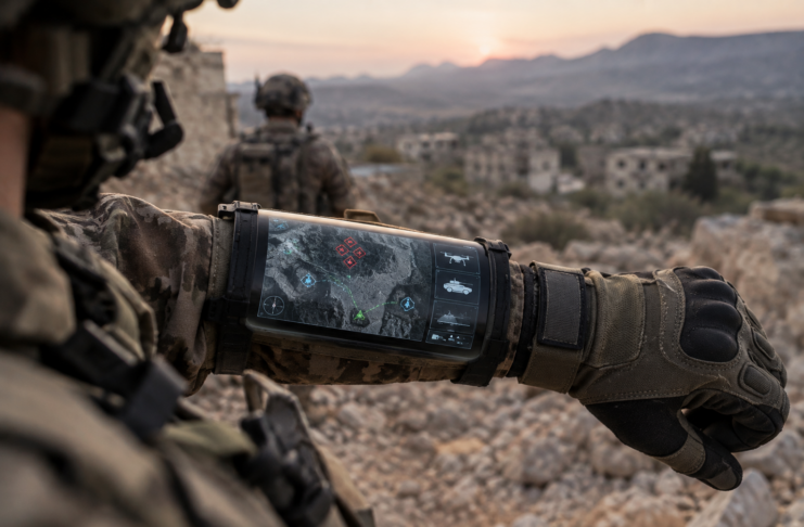 Soldiers Could Soon Wear Battlefield AI on Their Wrists AI generated image
