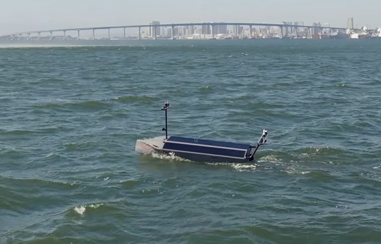 This Tiny Boat Could Patrol Waters Without Putting Anyone Onboard Image from Seasats on YouTube