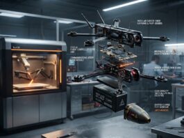 A Strategic Perspective on DroneX London 2026 – Assessing the Impact of Drones and Low-Altitude Airspace on the DefenseTech Market: AI generated image